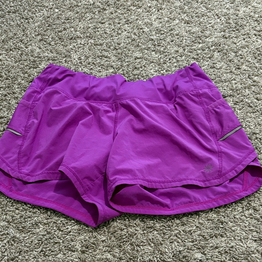 Athleta Vibrant Purple Athletic Shorts
